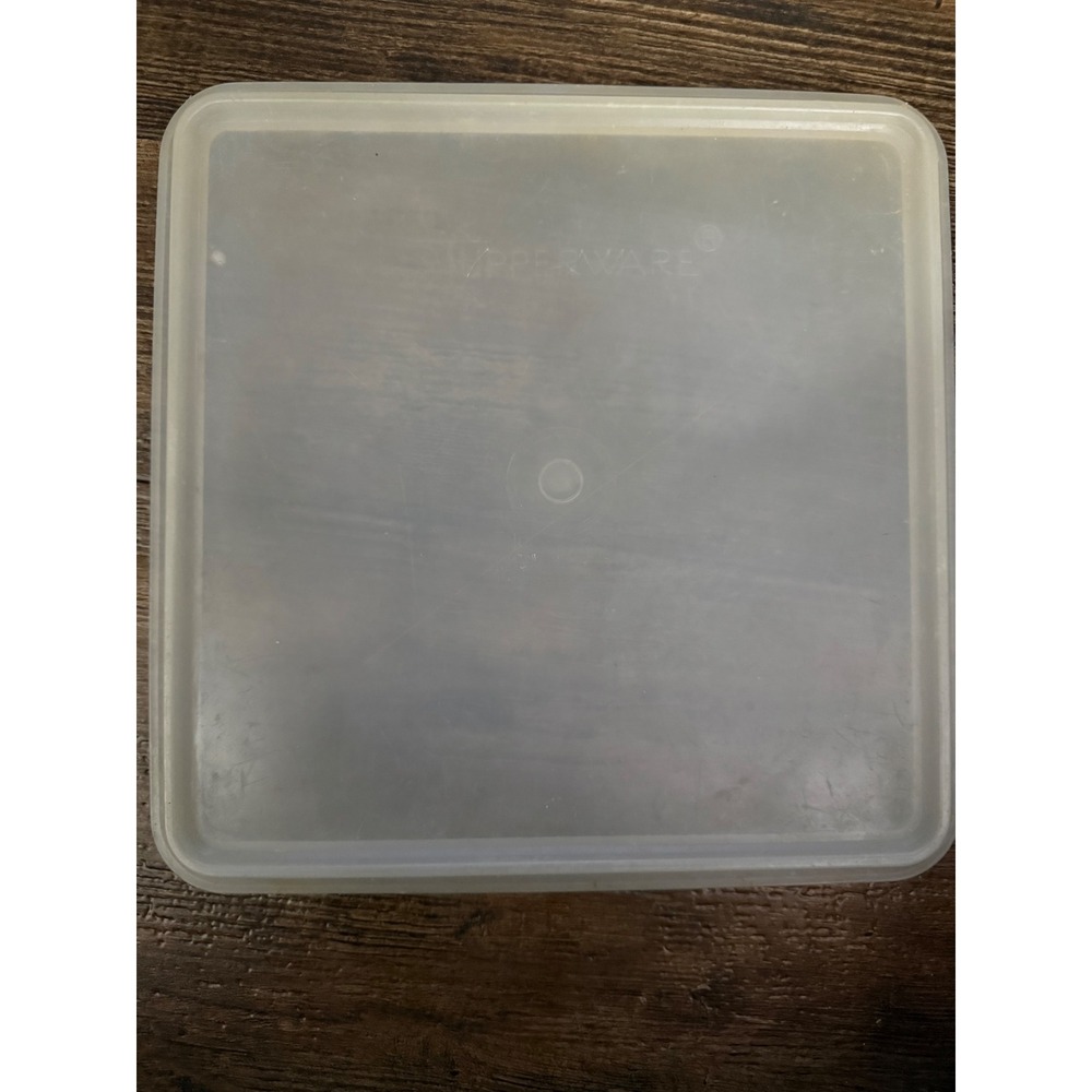 Vintage Tupperware Square Storage Container Box Modular Mates White Lid‎ - Picture 10 of 11